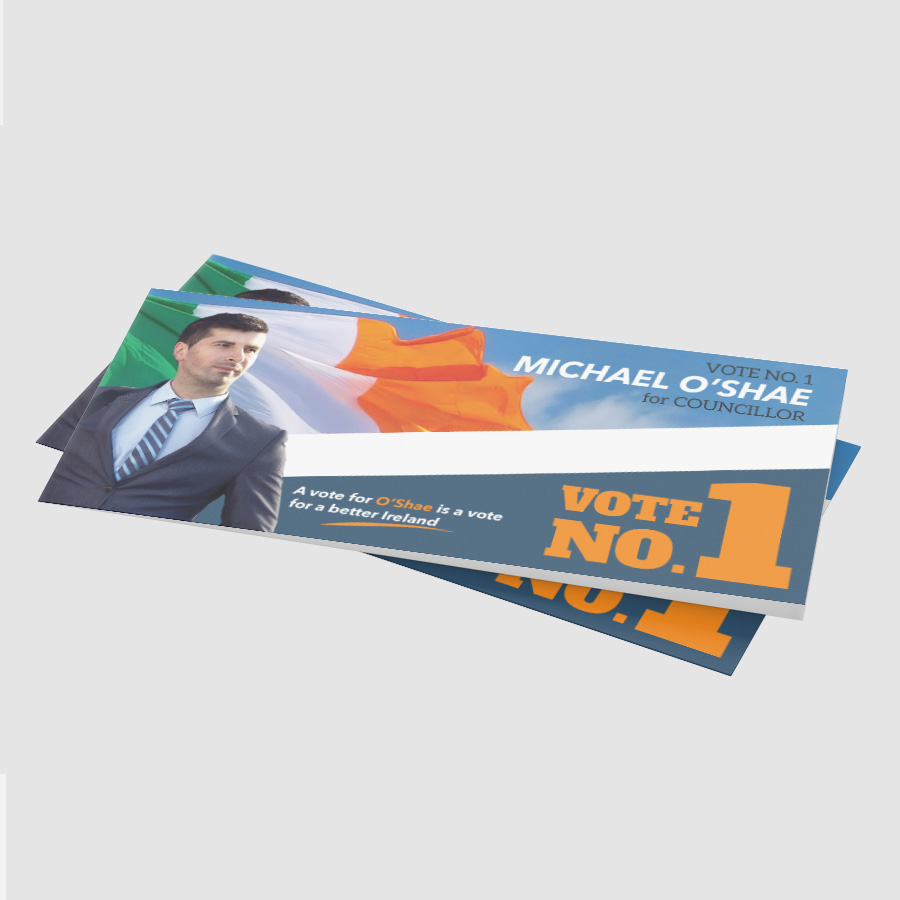 Canvas Cards 1 3 A4 Election Printing Canvas Cards DL s 